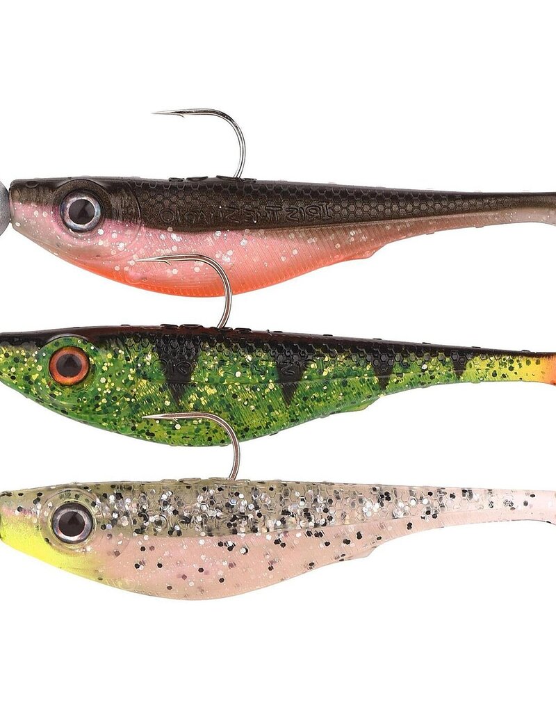 Spro Spro Iris The Shad To Go UV Salt & Pepper/Uv Perch/Olive