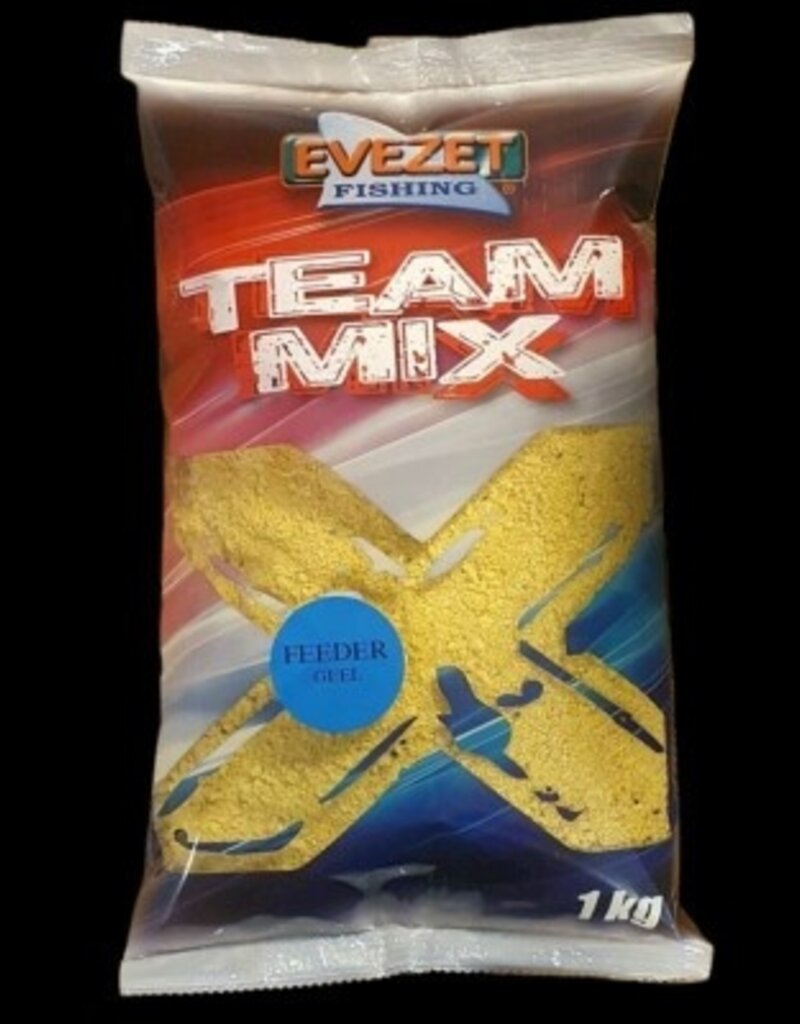 Evezet Evezet Team Mix Feeder Geel 1kg