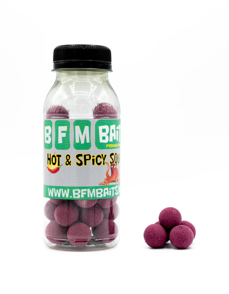 BFM Baits BFM Baits - Hot & Spicy Squid Pop-Ups 15mm