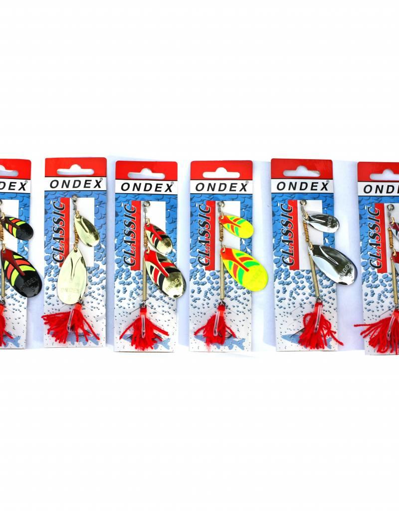 Ondex Ondex Tandem Spinners 10cm - (diverse kleuren)