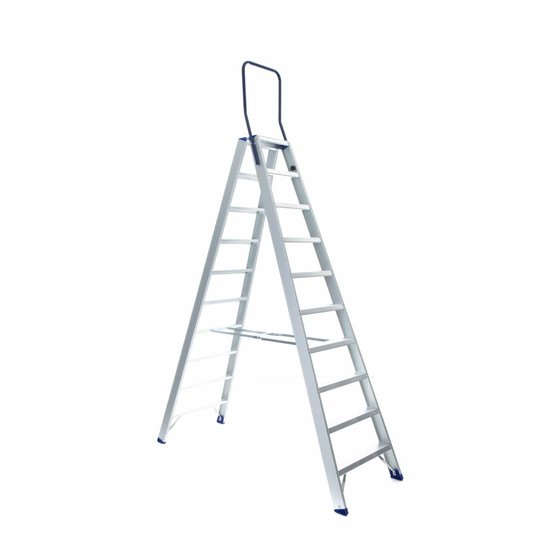 Eurostairs Trap dubbel professioneel 2x10 treden