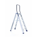 Eurostairs Trap dubbel professioneel 2x5 treden