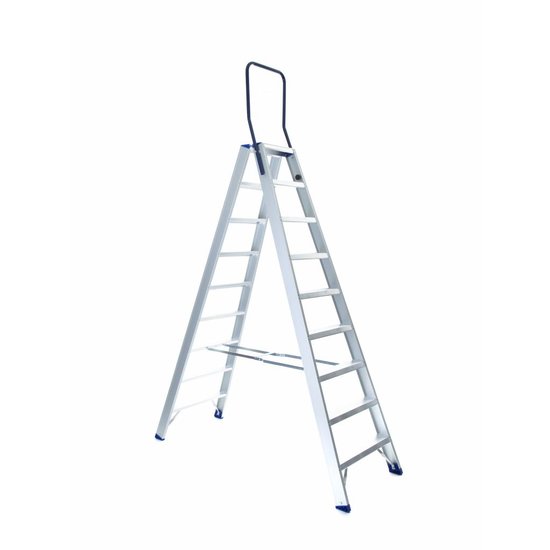 Eurostairs Trap dubbel professioneel 2x9 treden
