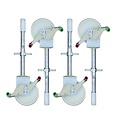Euroscaffold Rolsteiger Euroscaffold Professional 135x190 5,2m werkhoogte carbon vloer tegen de gevel