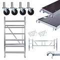 Euroscaffold Kamersteiger 90x190 4m werkhoogte + platform 30 cm