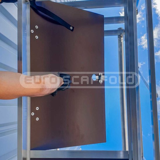 Euroscaffold Kamersteiger Combi 75x190 4,5m werkhoogte + stabilisator