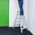 Eurostairs Trap dubbel professioneel 2x5 treden