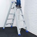 Eurostairs Trap dubbel professioneel 2x5 treden