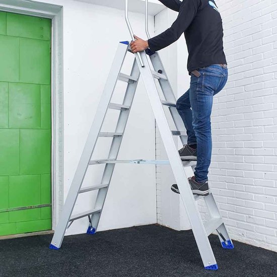 Eurostairs Trap dubbel professioneel 2x7 treden