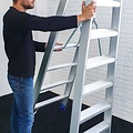 Eurostairs Trap dubbel professioneel 2x8 treden