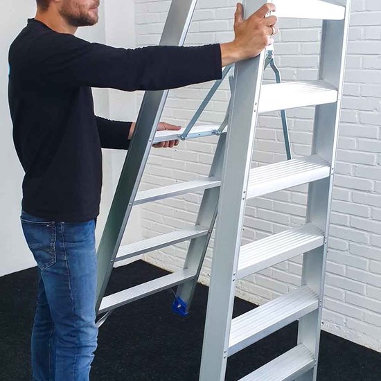 Eurostairs Trap dubbel professioneel 2x8 treden