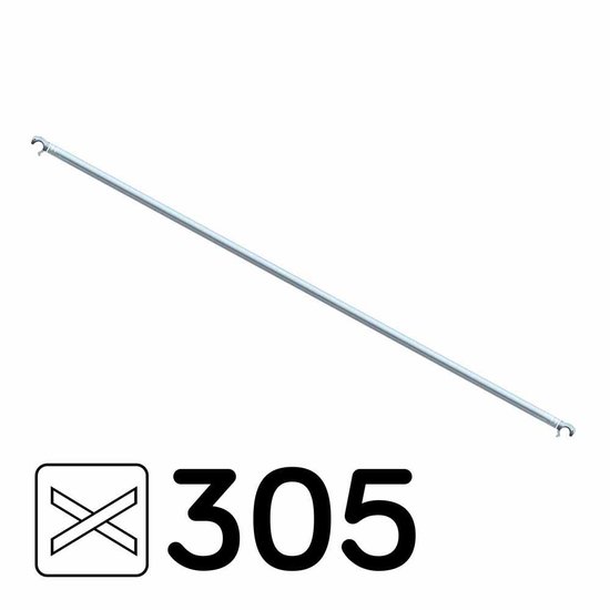 Euroscaffold Rolsteiger diagonaal schoor 305 cm