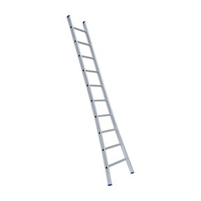 Eurostairs Ladder enkel uitgebogen 1x24 sporten