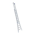 Eurostairs Eurostairs Reformladder dubbel uitgebogen 2x12 sporten + gevelrollen