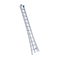 Eurostairs Eurostairs Reformladder dubbel uitgebogen 2x12 sporten + gevelrollen