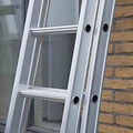 Eurostairs Eurostairs Reformladder dubbel uitgebogen 2x12 sporten + gevelrollen