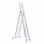 Eurostairs Eurostairs home reform ladder driedelig recht 3x10 sporten