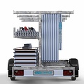Euroscaffold Steigeraanhanger 250 + Rolsteiger Euro 135x250 8,2m werkhoogte