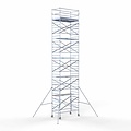 Euroscaffold Steigeraanhanger 250 + Rolsteiger Euro 135x250 12,2m werkhoogte