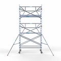 Euroscaffold Steigeraanhanger 250 + Rolsteiger Standaard 135x250 6,2m werkhoogte enkele voorloopleuning