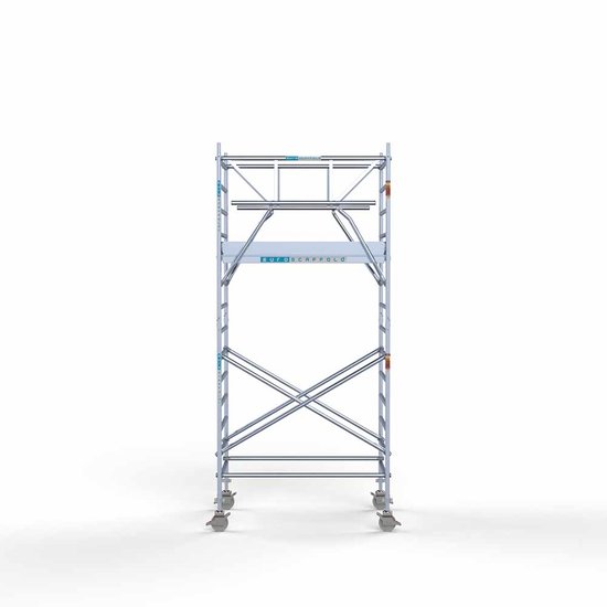 Anssems Anssems aanhanger + rolsteiger standaard 135x190 5,2m werkhoogte + dubbele voorloopleuning