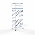 Euroscaffold Aanhanger + rolsteiger standaard 135x190 6,2m werkhoogte