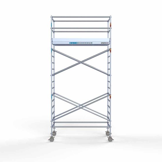 Euroscaffold Anssems Aanhanger + rolsteiger standaard 135x250 6,2m werkhoogte