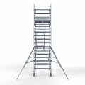 Euroscaffold Anssems Aanhanger + rolsteiger standaard 135x250 6,2m werkhoogte + dubbele voorloopleuning