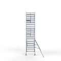 Euroscaffold Anssems Aanhanger + rolsteiger standaard 135x250 7,2m werkhoogte + enkele voorloopleuning