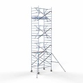 Euroscaffold Anssems Aanhanger + rolsteiger standaard 135x190 8,2m werkhoogte + enkele voorloopleuning