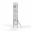 Euroscaffold Anssems Aanhanger + rolsteiger standaard 135x190 8,2m werkhoogte + enkele voorloopleuning
