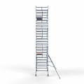 Euroscaffold Aanhanger + rolsteiger Extrusie 135x250 8,2m werkhoogte + enkele voorloopleuning