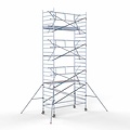Euroscaffold Steigeraanhanger 305 + Rolsteiger Standaard 135x305 8,2m werkhoogte enkele voorloopleuning