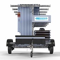 Euroscaffold Steigeraanhanger 250 + rolsteiger standaard 135x250 12,2m werkhoogte