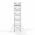 Euroscaffold Steigeraanhanger 250 + rolsteiger standaard 135x250 12,2m werkhoogte