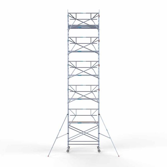 Euroscaffold Steigeraanhanger 250 + rolsteiger standaard 135x250 12,2m werkhoogte