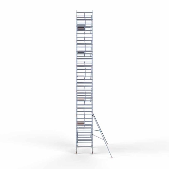 Euroscaffold Steigeraanhanger 250 + rolsteiger standaard 135x250 12,2m werkhoogte