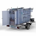 Euroscaffold Steigeraanhanger afsluitbaar 250 + Rolsteiger Standaard 135x250 10,2m werkhoogte