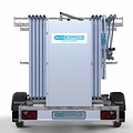 Euroscaffold Steigeraanhanger afsluitbaar 250 + Rolsteiger Standaard 135x250 8,2m werkhoogte enkele voorloopleuning