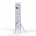 Euroscaffold Steigeraanhanger afsluitbaar 250 + Rolsteiger Standaard 135x250 8,2m werkhoogte enkele voorloopleuning