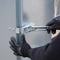 Euroscaffold Steigeraanhanger afsluitbaar 305 + Rolsteiger Standaard 135x305 10,2m werkhoogte enkele voorloopleuning