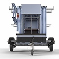 Euroscaffold Steigeraanhanger afsluitbaar 305 + Rolsteiger Standaard 135x305 10,2m werkhoogte enkele voorloopleuning