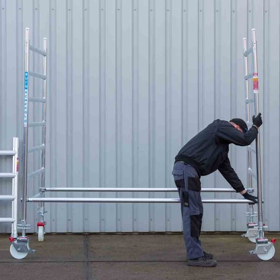 Euroscaffold Rolsteiger Euroscaffold Professional 135x190 4,2m werkhoogte vrijstaand