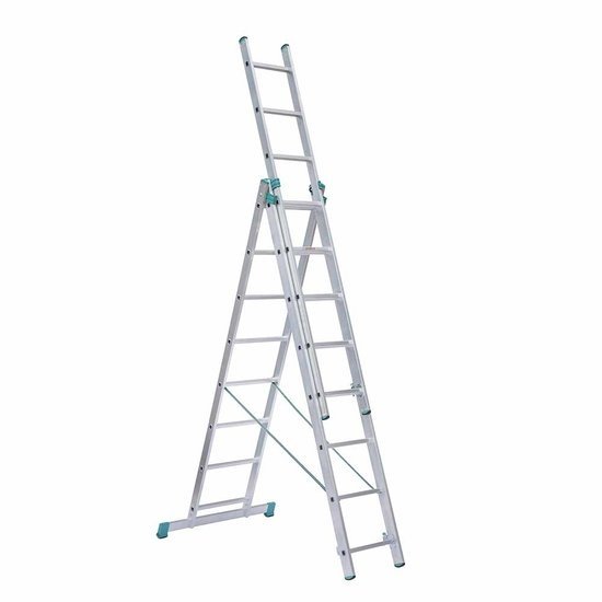 Anders Malen Meyella Eurostairs home reform ladder driedelig recht 3x8 sporten