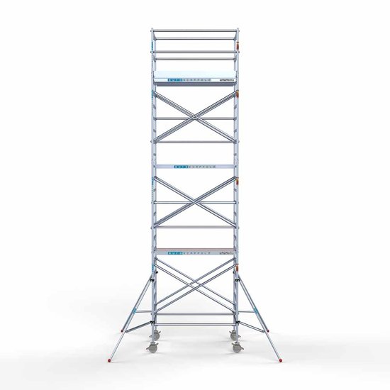 Euroscaffold Steigeraanhanger 250 + Rolsteiger Standaard 135x190 8,2m werkhoogte