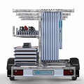 Euroscaffold Steigeraanhanger 250 + Rolsteiger Standaard 135x190 10,2m werkhoogte