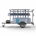 Euroscaffold Steigeraanhanger 250 + Rolsteiger Standaard 135x190 10,2m werkhoogte