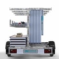 Euroscaffold Steigeraanhanger 250 + Rolsteiger Basic 75x250 10,2m werkhoogte