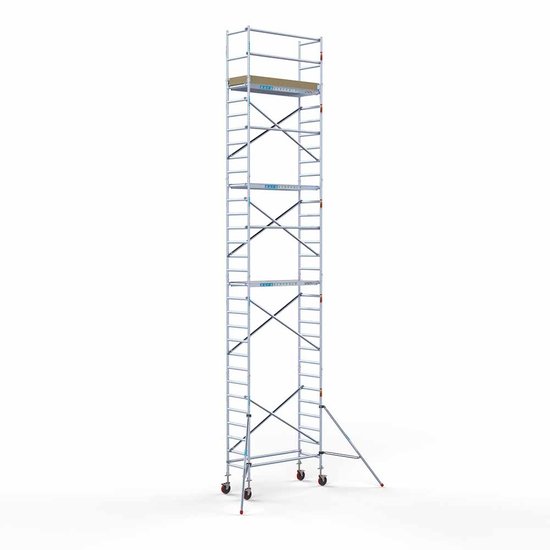 Euroscaffold Steigeraanhanger 250 + Rolsteiger Basic 75x190 10,2m werkhoogte