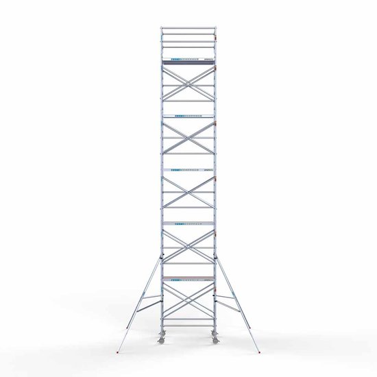 Euroscaffold Steigeraanhanger 250 + Rolsteiger Standaard 135x190 12,2m werkhoogte